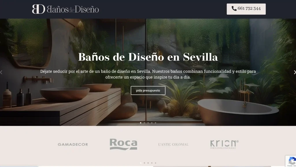Baños de Diseño en Sevilla