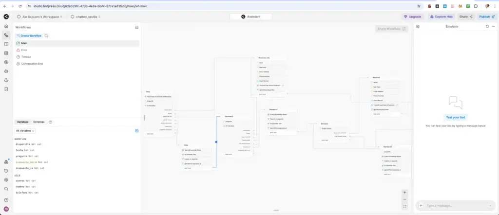 Chat bot en tu página web